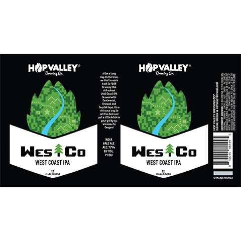 Hop Valley WesCo West Coast IPA