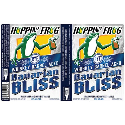 Hoppin' Frog Bavarian Bliss Marzen Lager