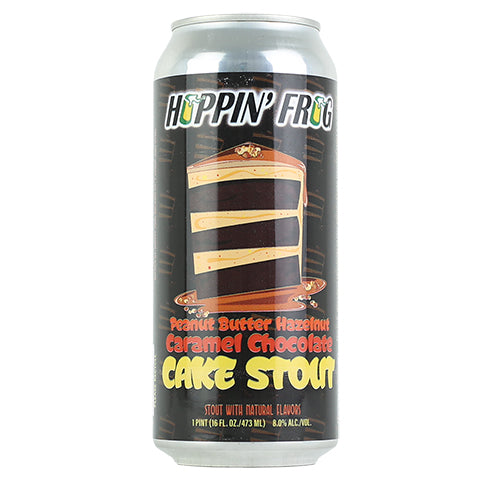 Hoppin' Frog Peanut Butter Hazelnut Caramel Chocolate Cake Stout