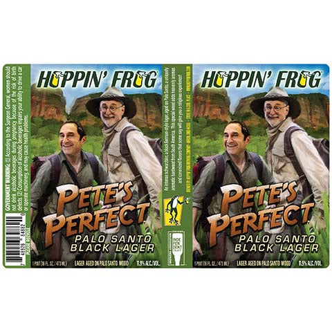 Hoppin' Frog Pete's Perfect Palo Santo Black Lager