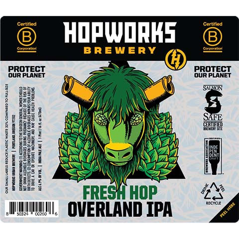 Hopworks Fresh Hop Overland IPA