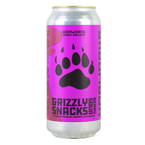 Hopworks Urban Brewery Grizzly Snacks Beery Sour