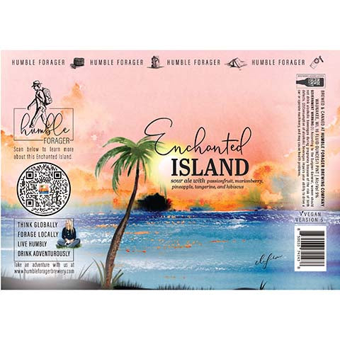 Humble Forager Enchanted Island V5: Passionfruit, Marionberry, Pineapple, Tangerine, Hibiscus