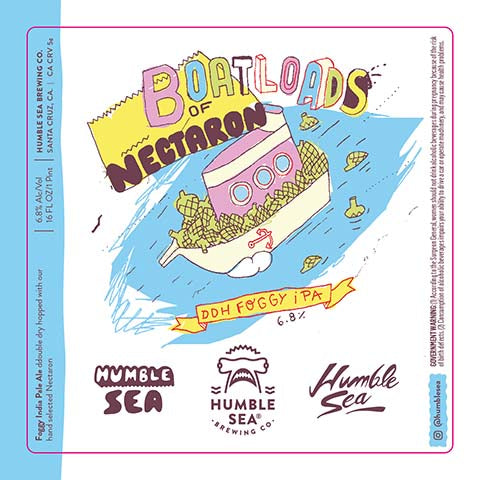 Humble Sea Boatloads of Megatron DDH Foggy IPA