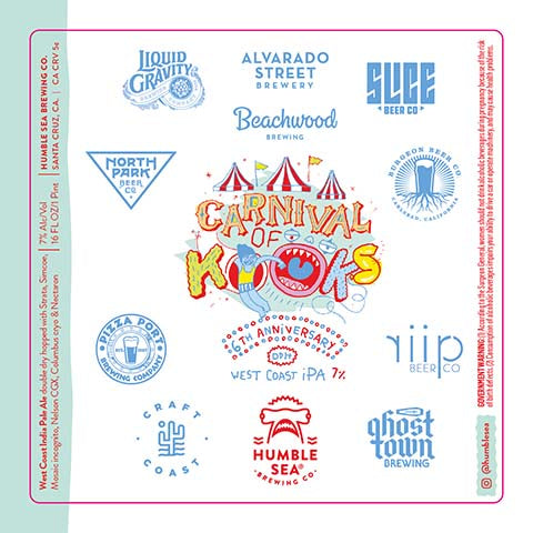 Humble Sea Carnival of Kooks IPA