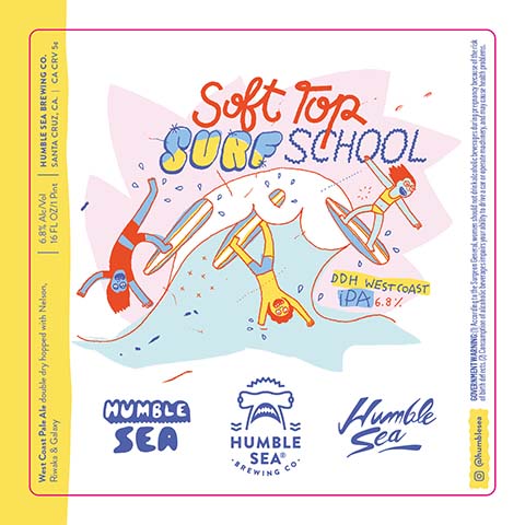 Humble Sea Soft Top Surf School DDH West Coast IPA