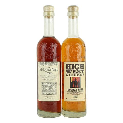 High West Whiskey-Double Rye! & High West A Midwinter Nights Dram 2PK