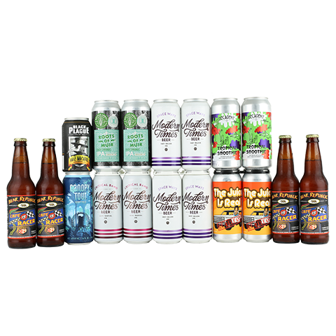Juicy / Hazy Variety 18 Pack Feat. Bottle Logic Roots of Muir