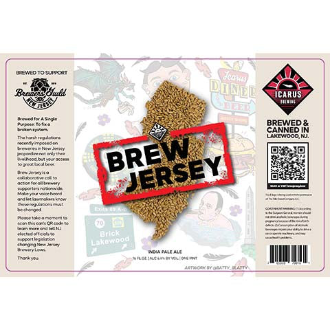 Icarus Brew Jersey IPA