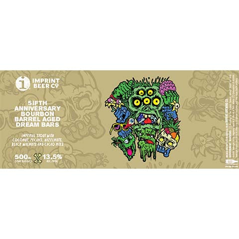 Imprint 51ft Anniversary Bourbon Barrel Aged Dream Bars Imperial Stout