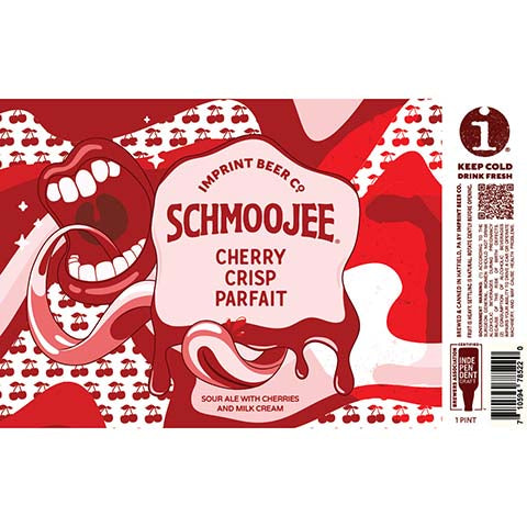 Imprint Beer Schmoojee Cherry Crisp Parfait Sour Ale