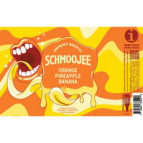 Imprint Beer Schmoojee Orange Pineapple Banana Sour Ale