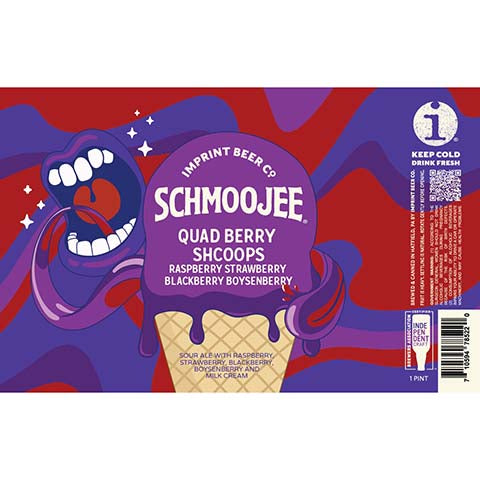 Imprint Beer Schmoojee Quad Berry Shcoops Sour Ale