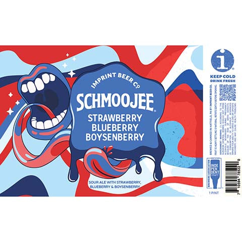 Imprint Beer Schmoojee Strawberry Blueberry Boysenberry Sour Ale