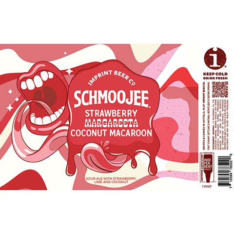 Imprint Beer Schmoojee Strawberry Margareeta Coconut Macaroon Sour Ale