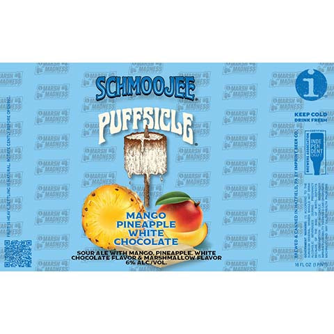 Imprint Schmoojee Puffsicle Mango Pineapple White Chocolate