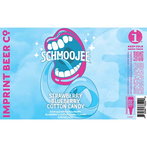 Imprint Schmoojee Strawberry Blueberry Cotton Candy Sour