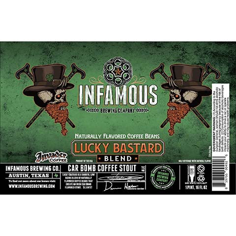 Infamous Lucky Bastard Car Bomb Coffee Stout