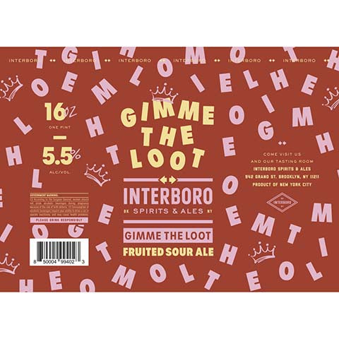 Interboro Gimme The Loot Sour Ale