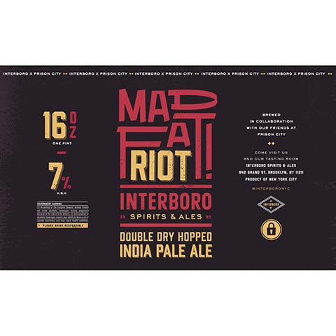 Interboro Mad Fat Riot! DDH IPA