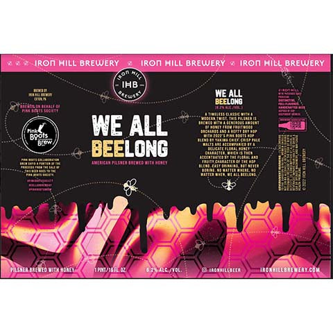 Iron Hill We All Beelong American Pilsner