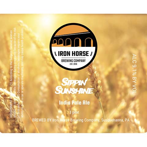 Iron Horse Sippin' Sunshine IPA