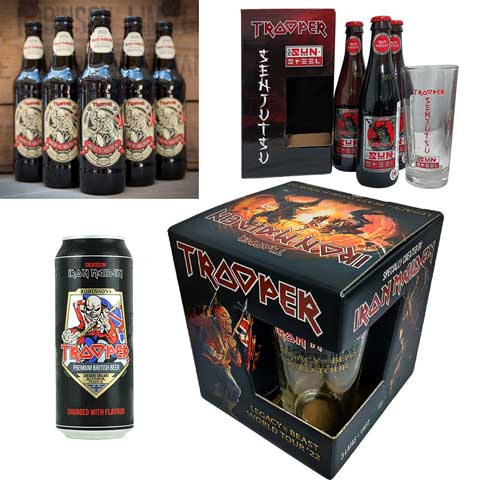 Iron Maiden Trooper Deluxe Legacy of the Beast Tour Gift Pack