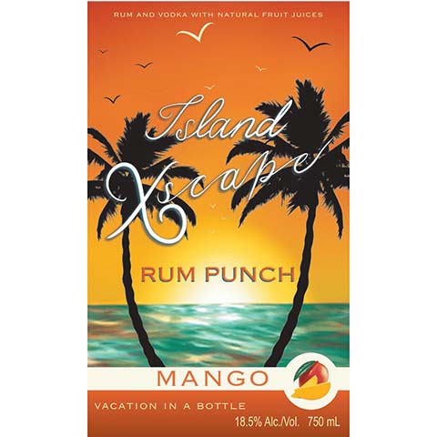 Island Xcape Mango Rum Punch