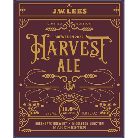 J. W. Lees Harvest Ale 2022