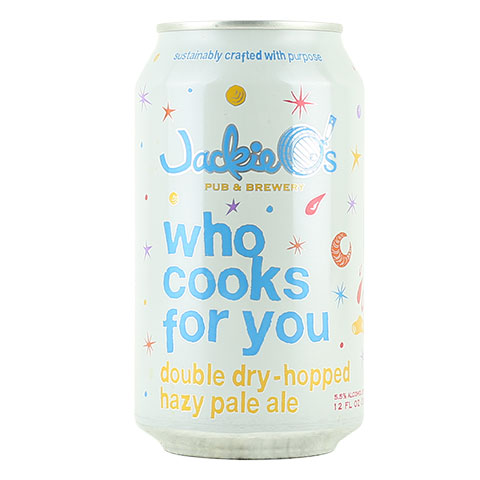 Jackie O's Who Cooks For You Hazy Pale Ale