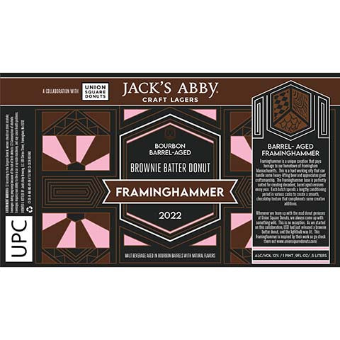 Jack's Abby Framinghammer Brownie Batter Donut 2022