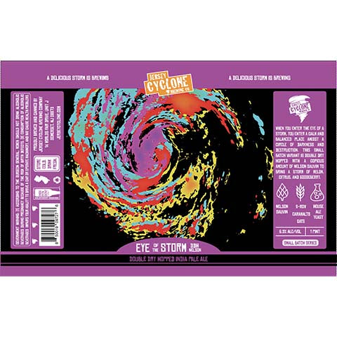Jersey Cyclone Eye of the Storm DDH IPA