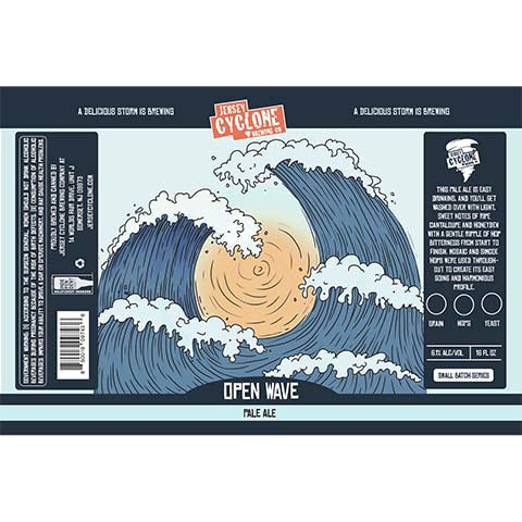Jersey Cyclone Open Wave Pale Ale