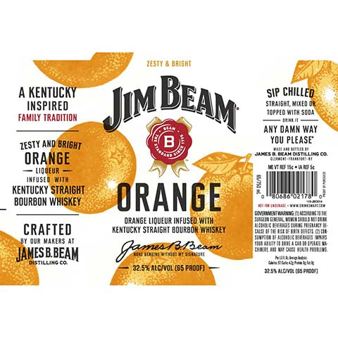 Jim Beam Orange Liqueur – Buy Liquor Online