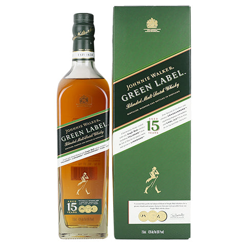 Johnnie Walker Green Label 15 Year Old Scotch Whisky