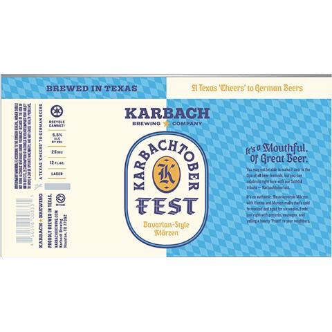 Karbach Karbachtober Fest Bavarian Marzen