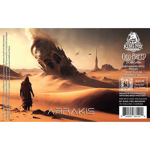 King Fox Arrakis Pilsner