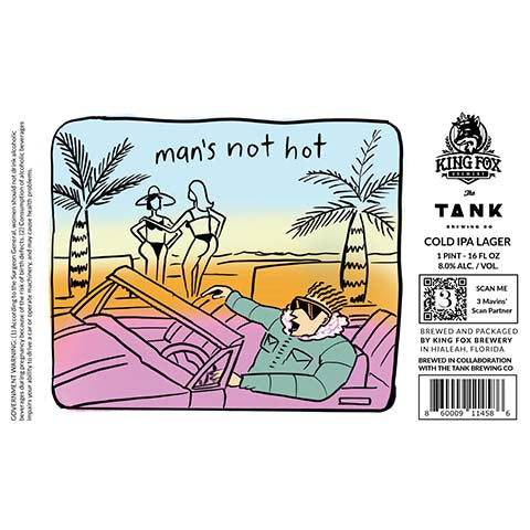 King Fox Man's Not Hot Cold IPA Lager