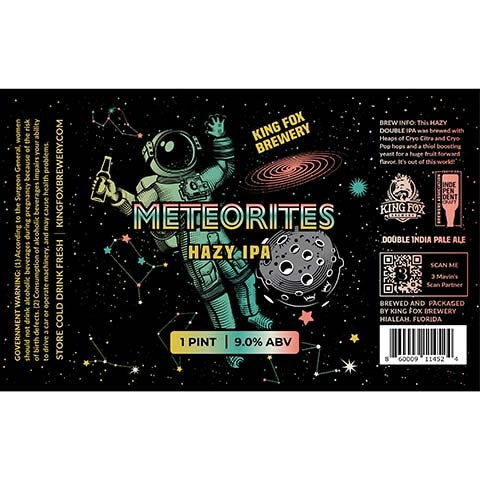 King Fox Meteorites Hazy IPA
