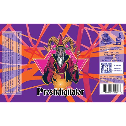 King Fox Prestidigitator Lager