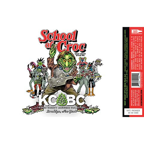 Kings County Brewers Collective School of Croc IPA