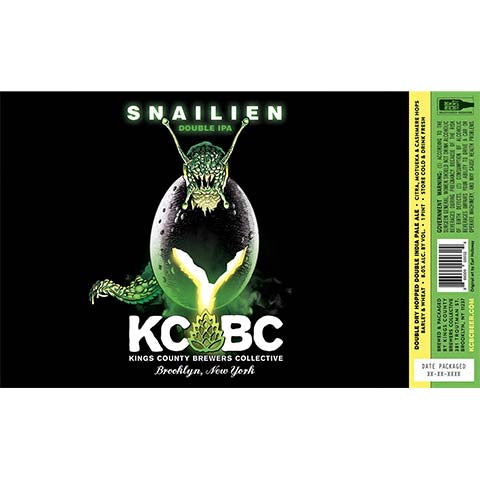 Kings County Brewers Collective Snailien DIPA