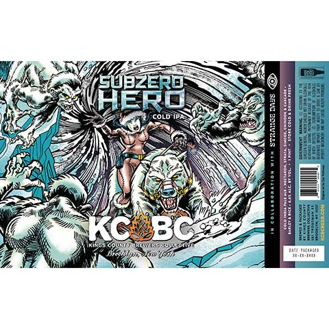 Kings County Brewers Collective Subzero Hero Cold IPA