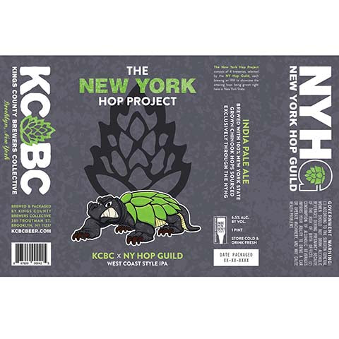 Kings County Brewers Collective The New York Hop Project West Coast IPA