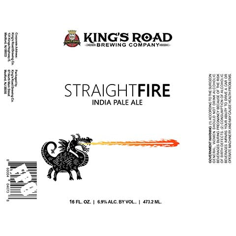 King's Road Straightfire IPA