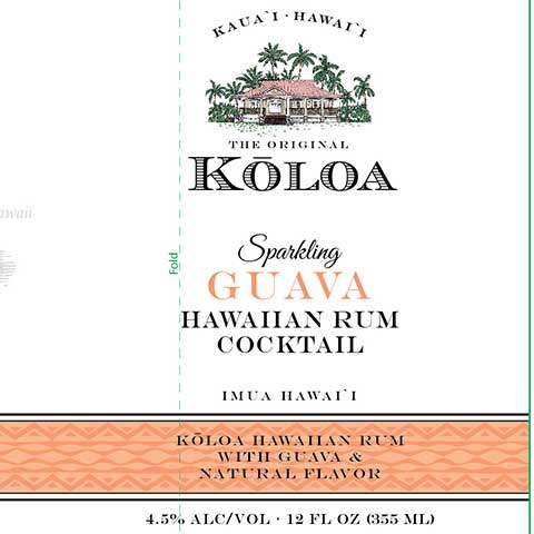 Kōloa Guava Hawaiian Rum Cocktail