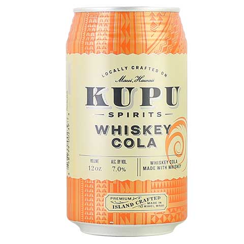 Kupu Spirits Whiskey Cola