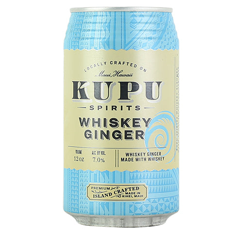 Kupu Spirits Whiskey Ginger
