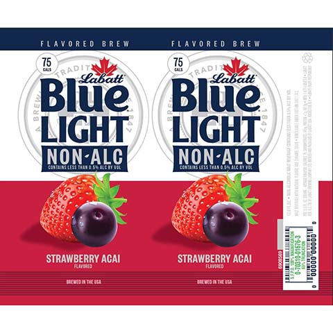 Labatt Blue Light Strawberry Acai (Non-Alcoholic)