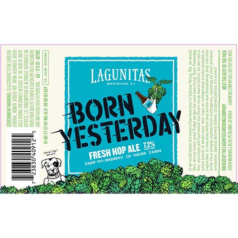 Lagunitas Born Yesterday Fresh Hop Ale